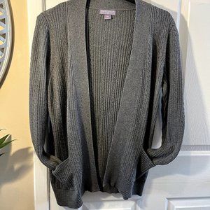 Laura Scott Petite gray cardigan